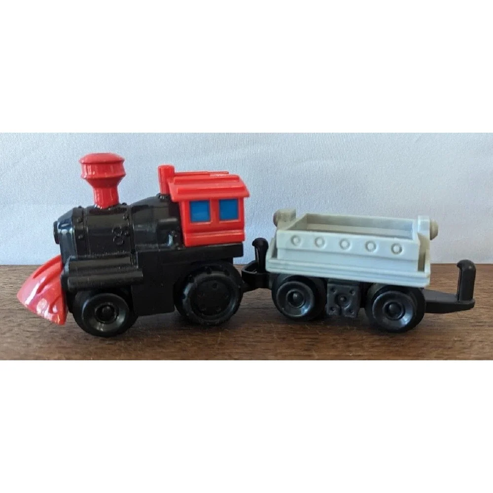 Geotrax B1836 Tracktown Railway Coal Mine Fisher Price As Shown with Two Cars
